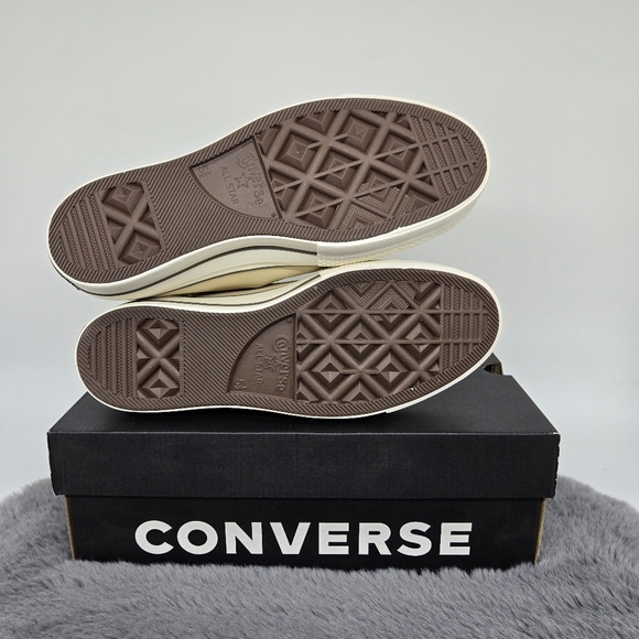 New Chuck Tayor All Star Lift Platform Weatherized Leather Shoes Womens Size 7.5 - Picture 7 of 8